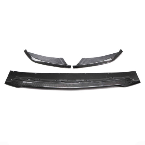 Alternative view of Anderson Composites Carbon Fiber Front Splitter for 2015-2020 Ford Mustang Shelby GT350 (3PC)