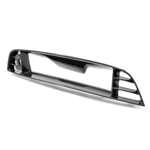 Anderson Composites Carbon Fiber Front Upper Grille For 2013-2014 Ford Shelby Gt500 With Location For Cobra Emblem