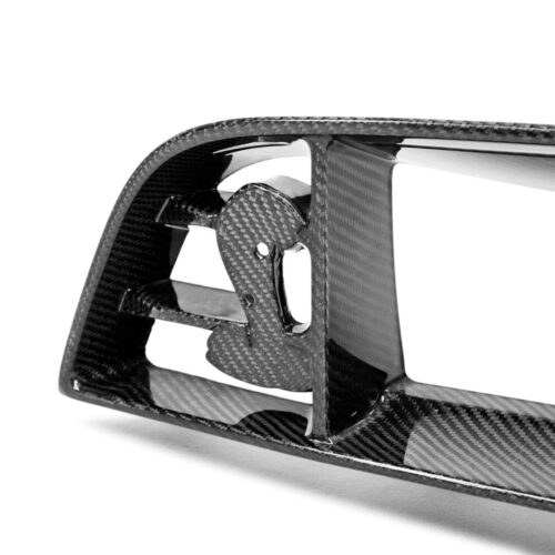 Alternative view of Anderson Composites Carbon Fiber Front Upper Grille For 2013-2014 Ford Shelby Gt500 With Location For Cobra Emblem