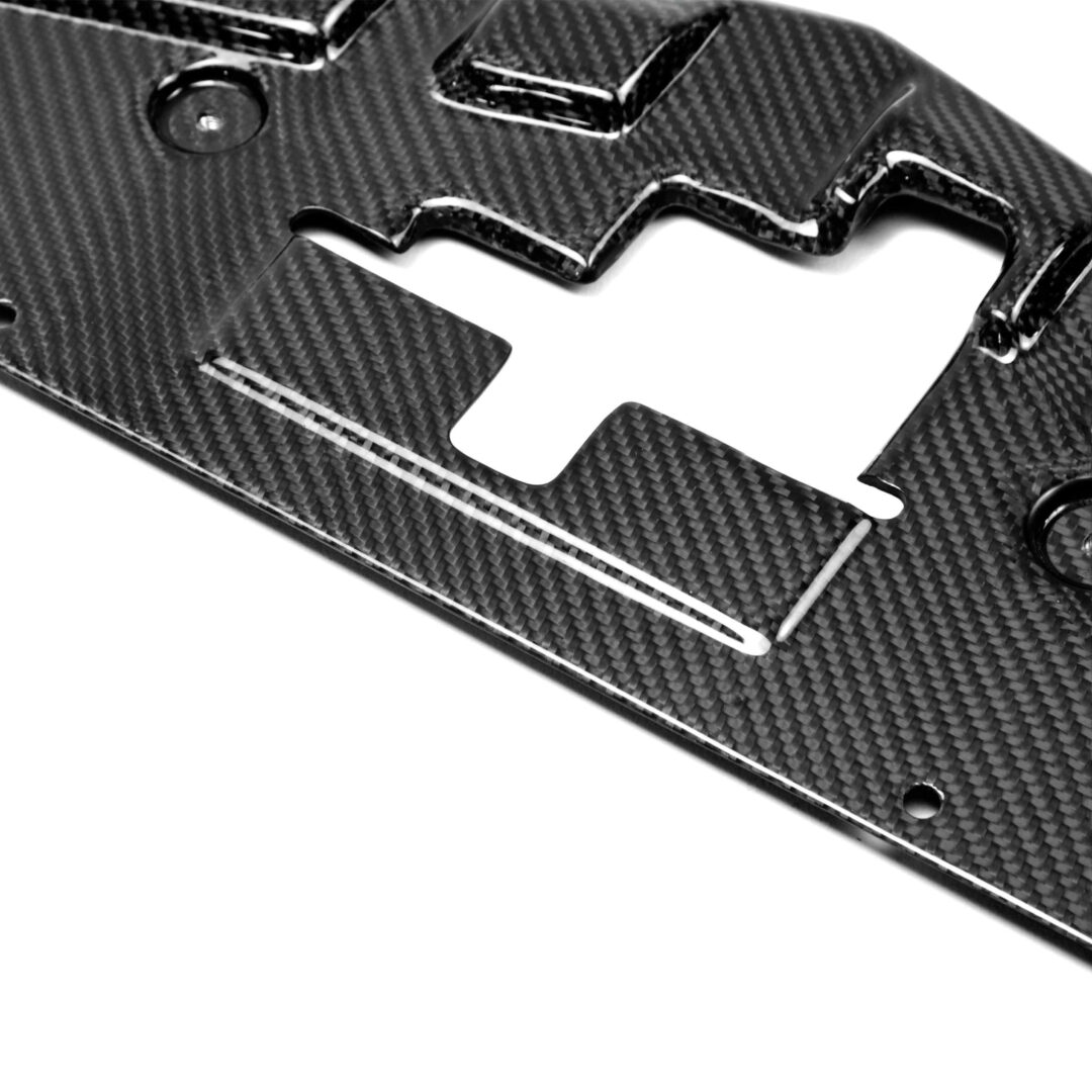 Anderson Composites Carbon Fiber Radiator Cover For 2012-2015 Chevrolet Camaro ZL1, Z28, SS. - Fits 2010-2013 SS, RS, LT (Slight Variance In Shape)_AC-CP1011CHCAM_5