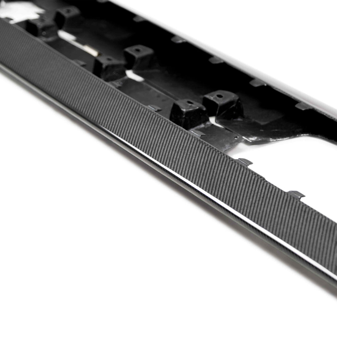 Anderson Composites Carbon Fiber Rocker Panel Splitters For 2020-2022 Ford Mustang Shelby GT500 AC-SS20FDMU500_2