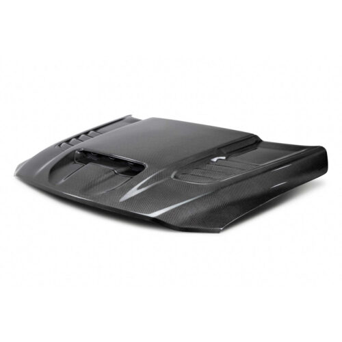 Alternative view of Anderson Composites OE-Style Carbon Fiber Hood for 2021-2024 RAM TRX
