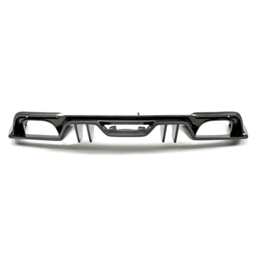Alternative view of Anderson Composites Type-AR Carbon Fiber Quad Tip Rear Valance for 2018-2023 Ford Mustang