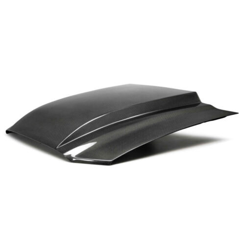 Alternative view of Anderson Composites Type-CJ Carbon Fiber Cowl Hood For 2013-2014 Ford Mustang
