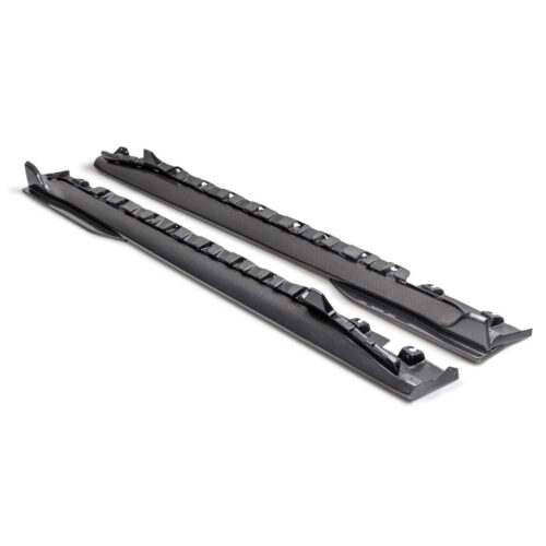 Anderson Composites Type-GT5 Carbon Fiber Side Rocker Panel Splitter For 2024-2025 Ford Mustang