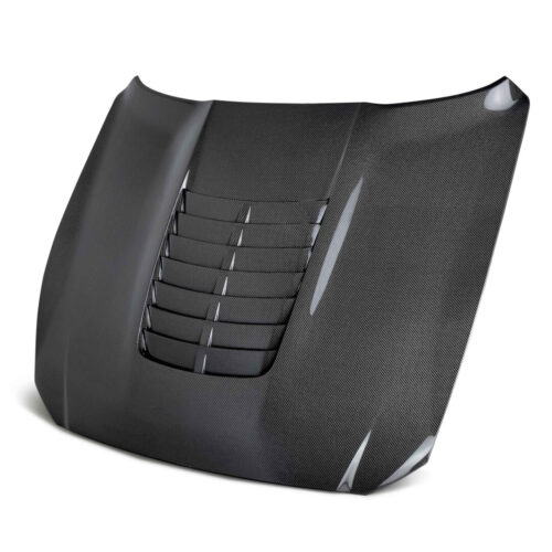 Anderson Composites Type-GT5 Double Sided Carbon Fiber Hood For 2015-2020 Ford Mustang Shelby GT350 & GT350R