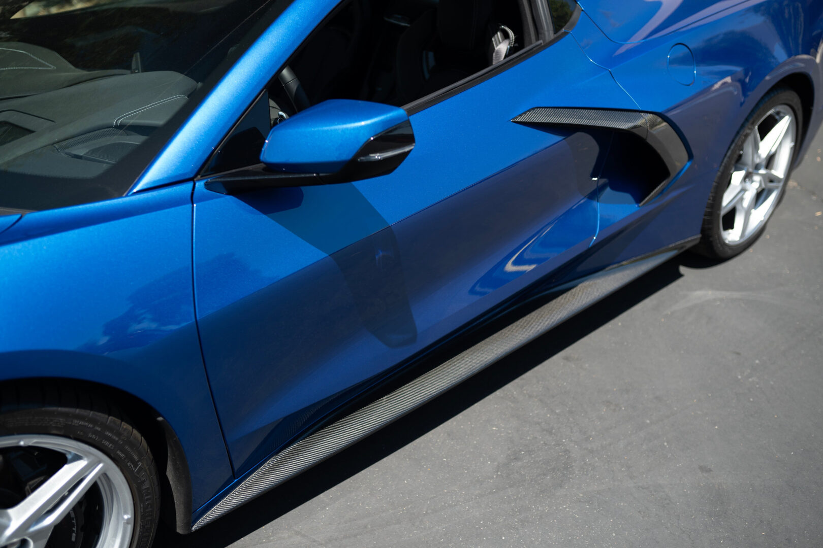 Anderson Composites Type-MB Carbon Fiber Rocker Panels For 2020-2024 Chevrolet C8 AC-SS20CHC8-MB_9