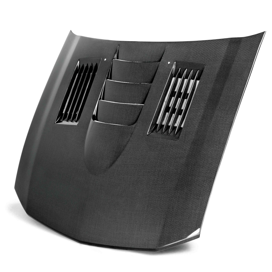 Anderson Composites Type-SS Carbon Fiber Hood For 2005-2009 Ford Mustang _ AC-HD0506FDMU-SS