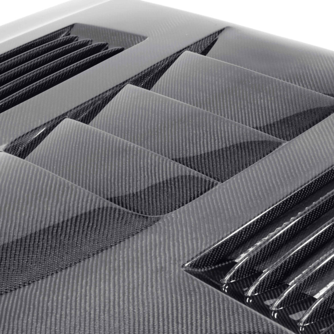Anderson Composites Type-SS Heat Extractor Carbon Fiber Hood For 2010-2014 Shelby GT500 And 2013-2014 Ford Mustang_AC-HD1011FDMU-SS_1