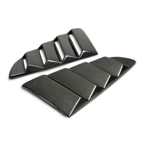 Anderson Composites Type-V Carbon Fiber Window Louvers For 2015-2023 Ford Mustang
