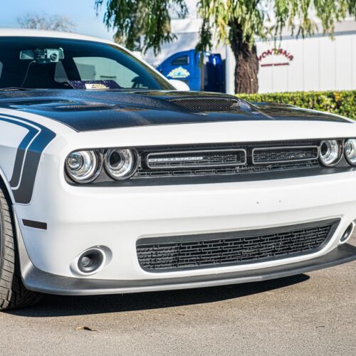 Alternative view of EOS 2015-23 Dodge Challenger Front Bumper Grille Trim Insert Overlay