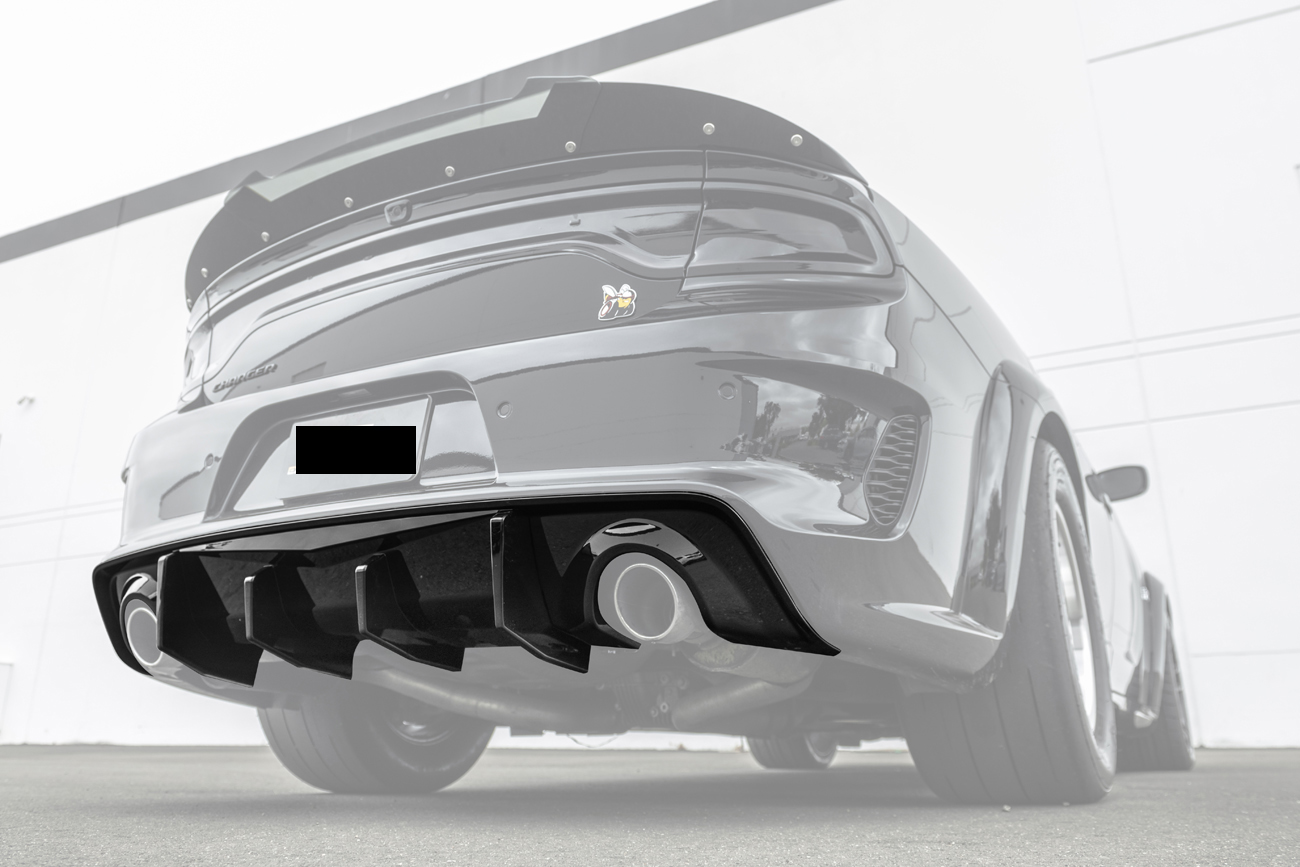 EOS 2020-Up Dodge Charger Rear Bumper Exhaust Diffuser (34)