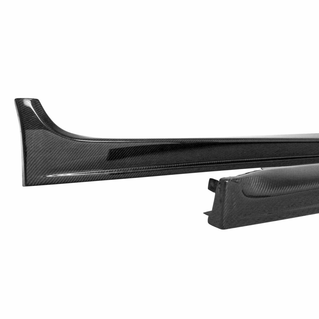 OEM-style carbon fiber side skirts for 2008-2015 Mitsubishi Lancer EVO X - SS0809MITEVOX-OE (1)