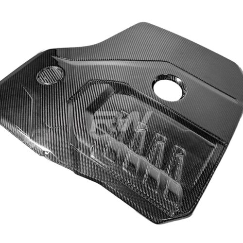 Alternative view of RW Carbon 2017-2024 BMW G20 F22 G23 G26 G30 G32 Carbon Fiber Engine Cover (B48)