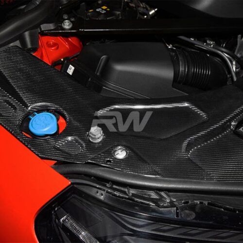 Alternative view of RW Carbon 2023-2026 BMW G87 M2 Carbon Fiber Engine Bay Trim Set