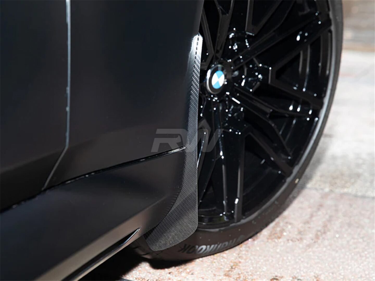 RW Carbon 2025-2026 BMW G90 G99 M5 Carbon Fiber Front Splash Guards bmwg9018 2