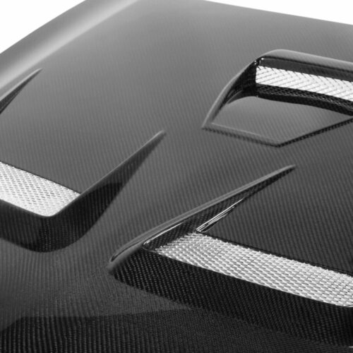 Alternative view of Seibon Carbon CW-Style Carbon Fiber Hood For 2004-2008 Acura Tl