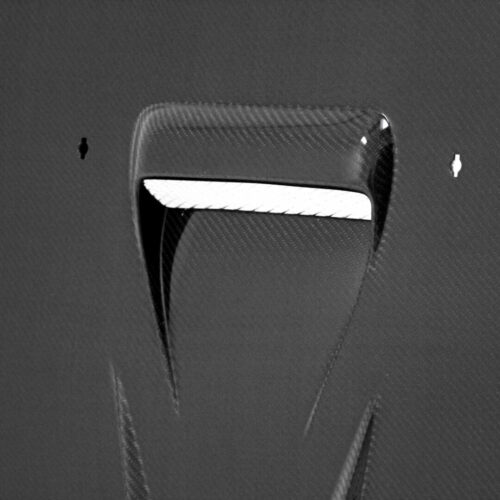 Alternative view of Seibon Carbon CW-Style Carbon Fiber Hood for 2008-2015 Mitsubishi Lancer EVO X