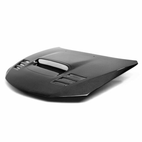 Alternative view of Seibon Carbon CWII-Style Carbon Fiber Hood for 2008-2014 Subaru WRX/STi