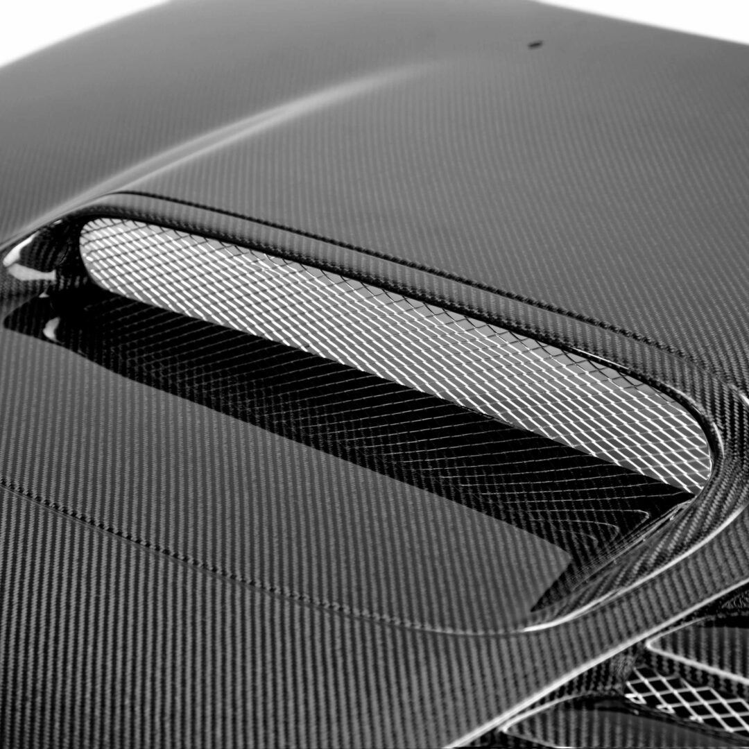 Seibon Carbon CWII-Style Carbon Fiber Hood for 2008-2014 Subaru WRXSTi HD0809SBIMP-CWII (2)