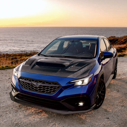 Alternative view of Seibon Carbon Cw-Style Carbon Fiber Hood For 2022-2025 Subaru Wrx