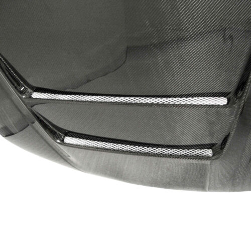 Alternative view of Seibon Carbon DVII-Style Carbon Fiber Hood for 1999-2001 Nissan S15