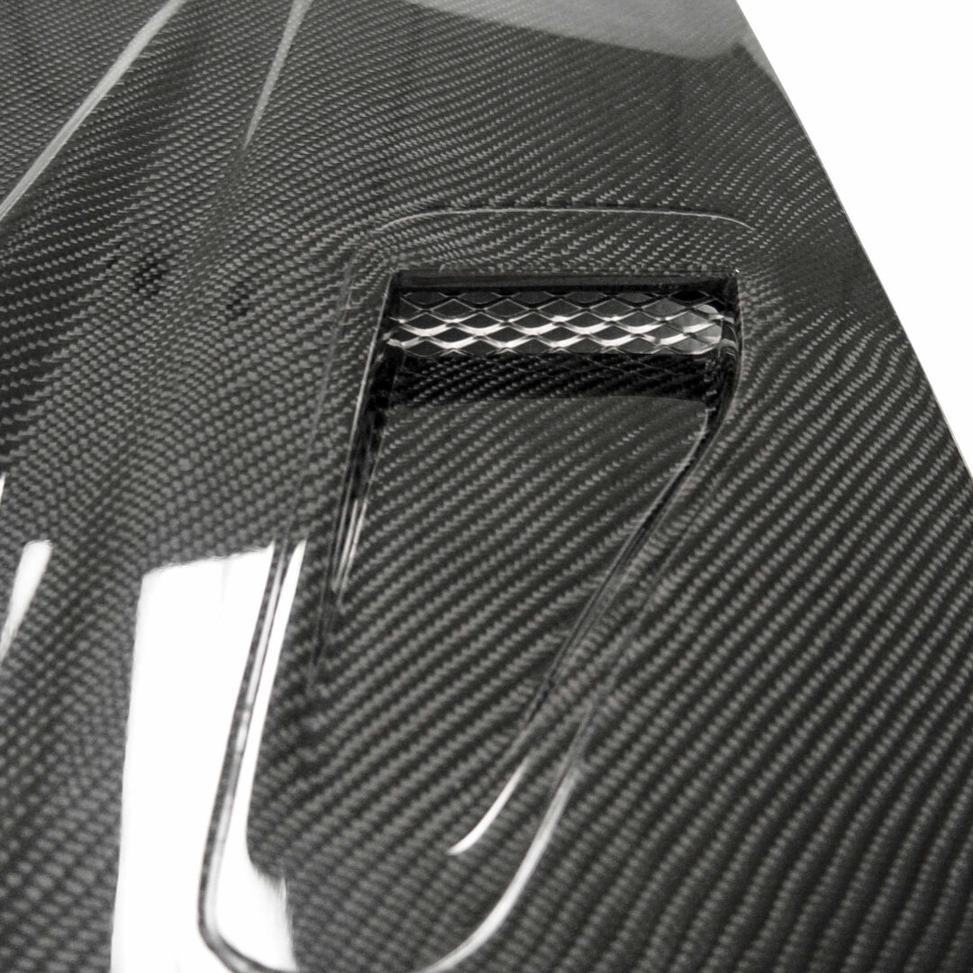 Seibon Carbon DVII-style carbon fiber hood for 1999-2001 Nissan S15_HD9901NSS15-DVII_3