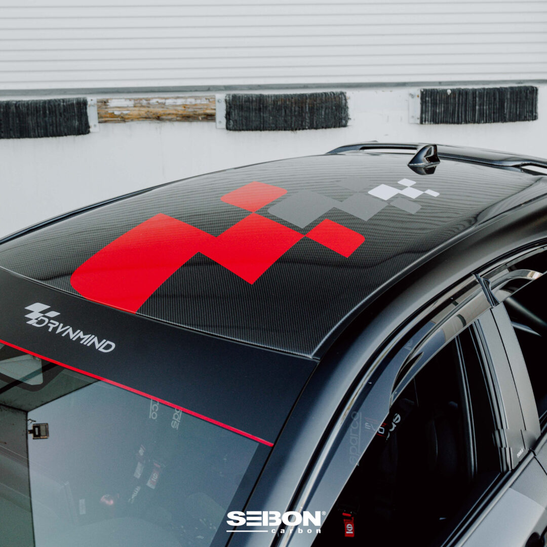 Seibon Carbon Dry Carbon Fiber Roof For 2019-2025 Toyota Corolla Hatchback - GR Corolla - Gloss CR23TYGRCOR_2