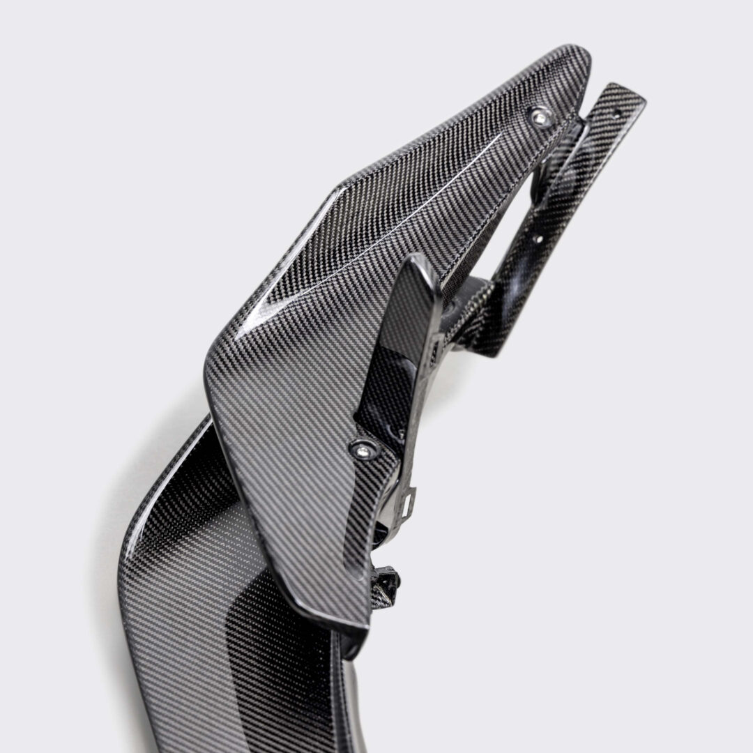 Seibon Carbon Fiber Front Bumper Canards For 2023-2025 Honda Civic Type R FBC23HDCVR_4