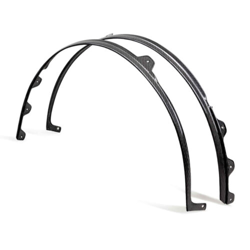 Alternative view of Seibon Carbon Fiber Front Fender Extension For 2021-2023 Ford Mustang Mach 1