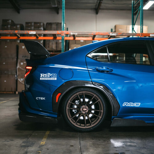 Alternative view of Seibon Carbon Fiber Rear Fender Trim for 2022-2025 Subaru WRX