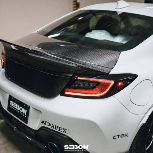 Alternative view of Seibon Carbon Fiber Spoiler For 2022-2025 Toyota Gr86/ Subaru Brz