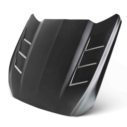 Seibon Carbon Heat Extractor Fiberglass Hood for 2015-2017 Ford Mustang