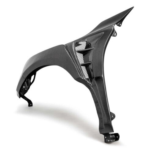 Alternative view of Seibon Carbon MB-Style Carbon Fiber Fenders For 2023-2025 Honda Civic Type R (20mm Wider)