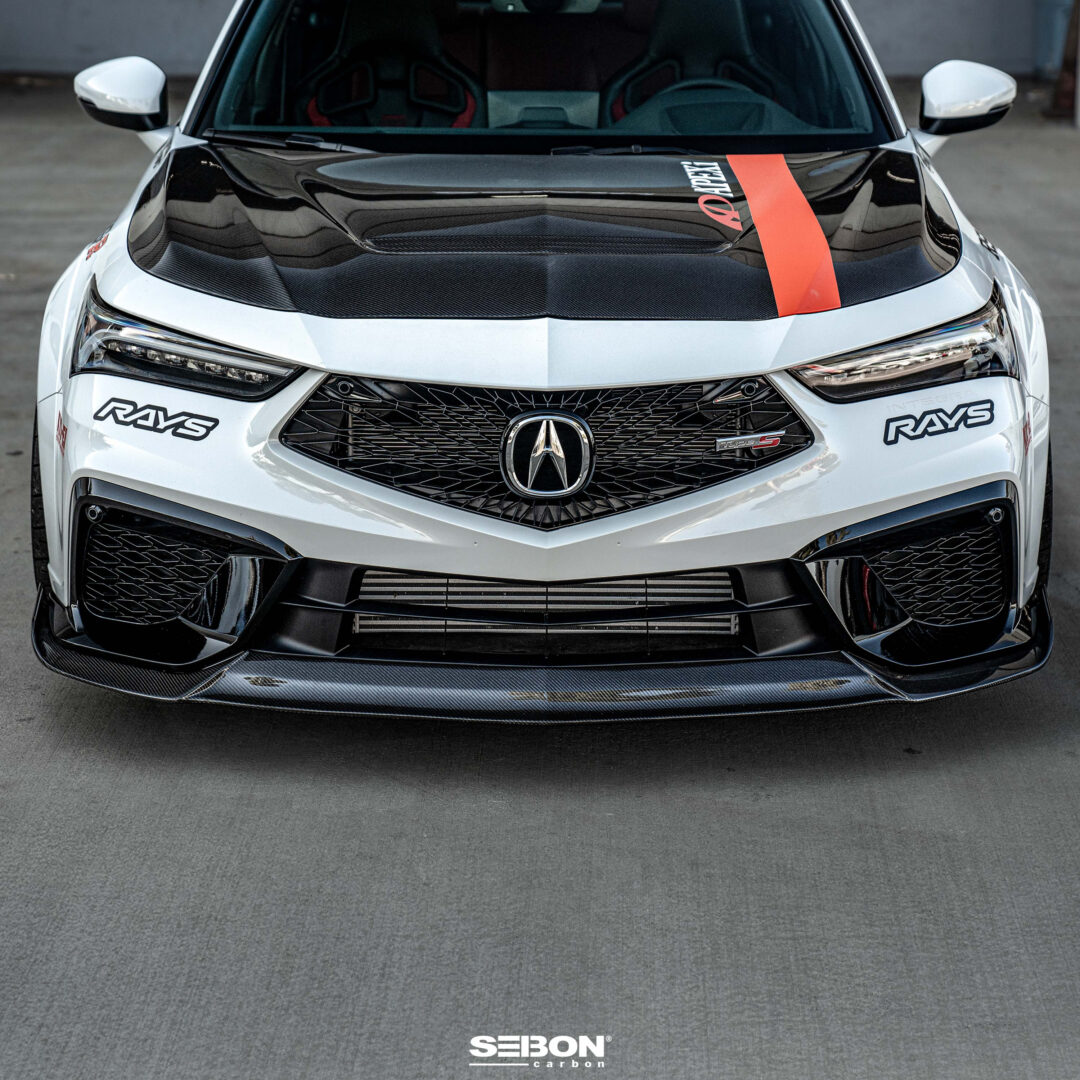 Seibon Carbon MB-Style Carbon Fiber Front Lip For 2024-2025 Acura Integra Type S FL24ACINS-MB_7