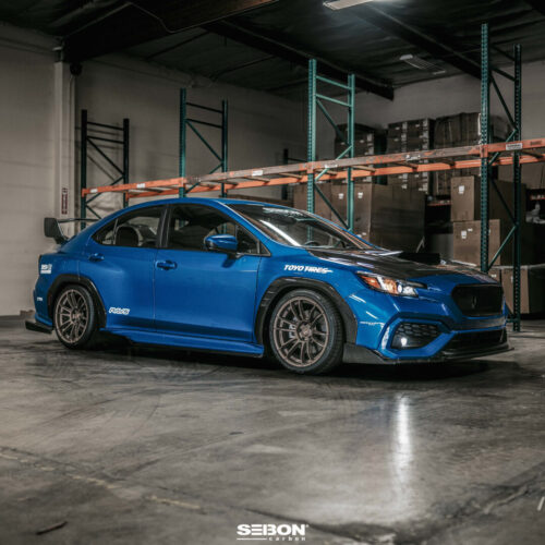 Alternative view of Seibon Carbon MB-Style Carbon Fiber Front Lip for 2022-2025 Subaru WRX