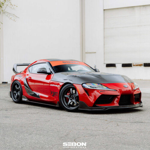Alternative view of Seibon Carbon MB-Style Carbon Fiber Side Skirts for 2020-2026 Toyota GR Supra