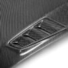 Seibon Carbon MGII-Style Carbon Fiber Hood For 2006-2010 Honda Civic 4DR JDM Acura CSX_HD0607HDCV4DJ-MGII _1