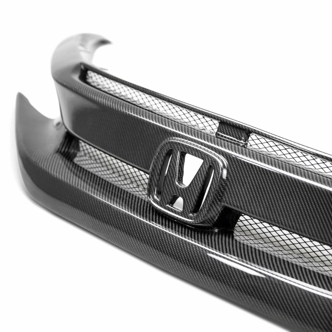 Seibon Carbon OE-Style Carbon Fiber Front Grille For 2016-2021 Honda Civic FG16HDCV4D_2