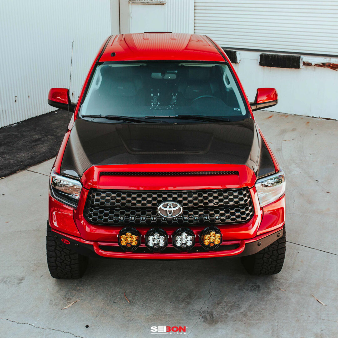 Seibon Carbon OEM-Style Carbon Fiber Hood For 2014-2021 Toyota Tundra HD14TYTU-OE_8