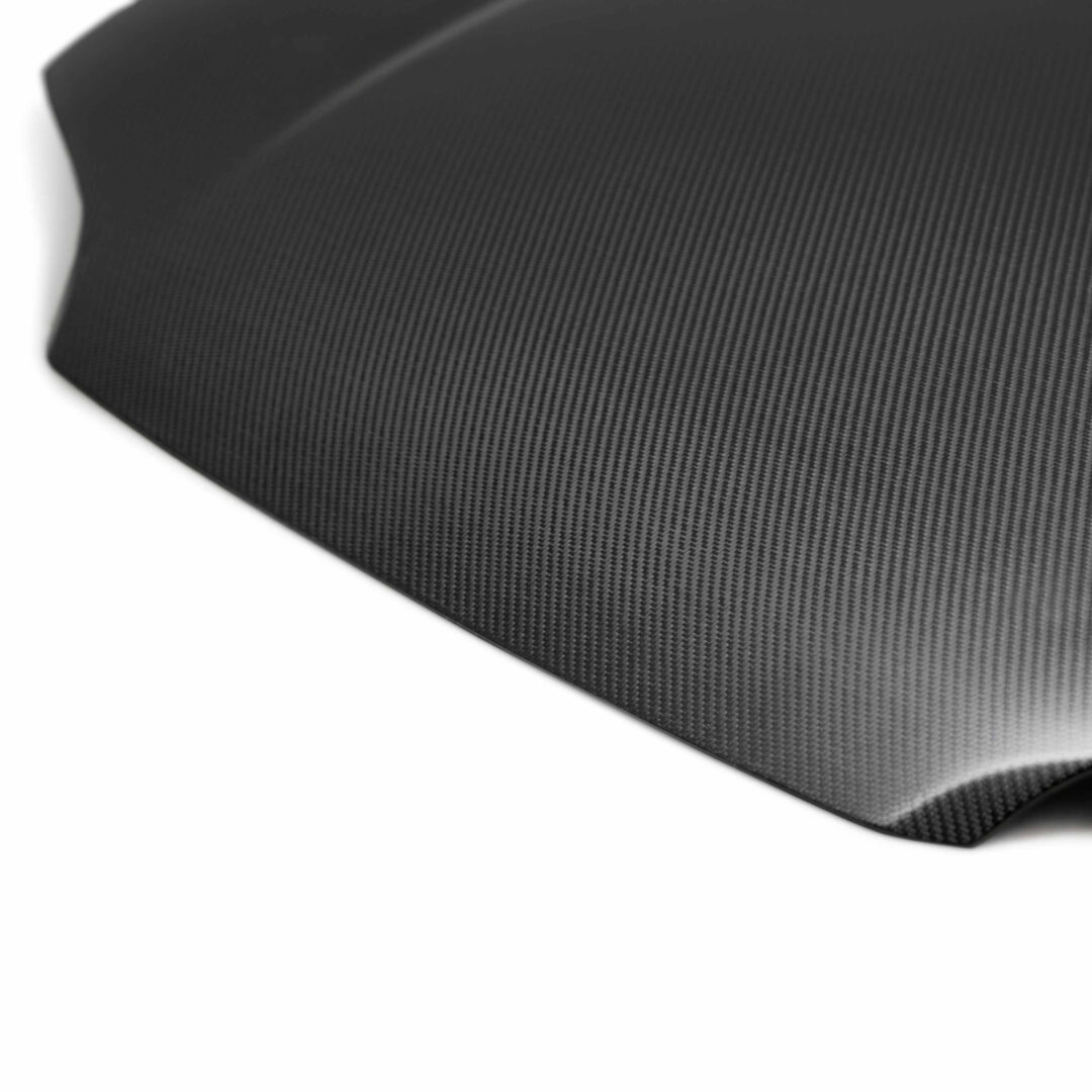 Seibon Carbon OEM-Style Dry Carbon Fiber Hood For 1992-1995 Honda Civic Coupe - Hatchback - Matte HD9295HDCV2D-OE-DRY_3