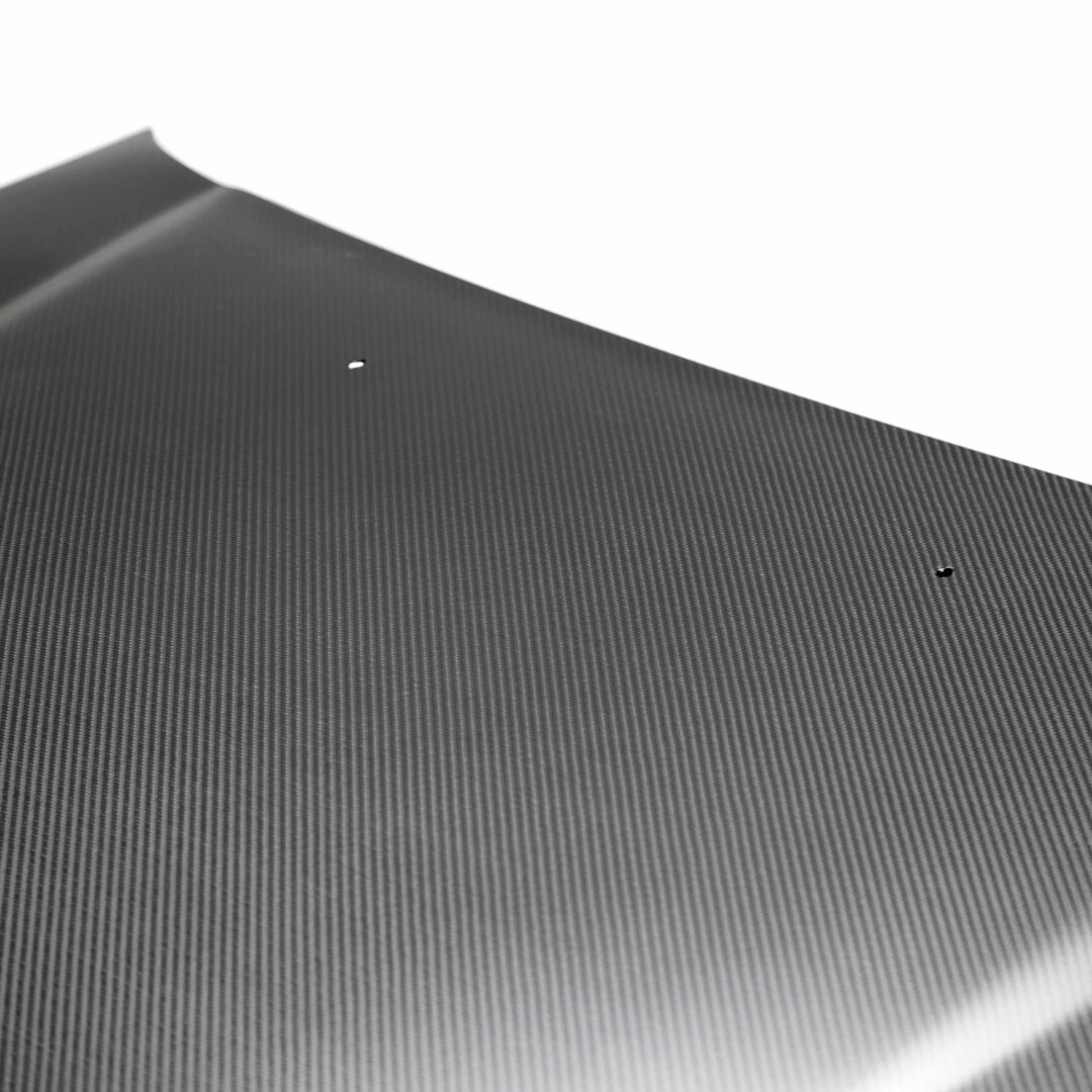 Seibon Carbon OEM-Style Dry Carbon Fiber Hood For 1992-1995 Honda Civic Coupe - Hatchback - Matte HD9295HDCV2D-OE-DRY_4