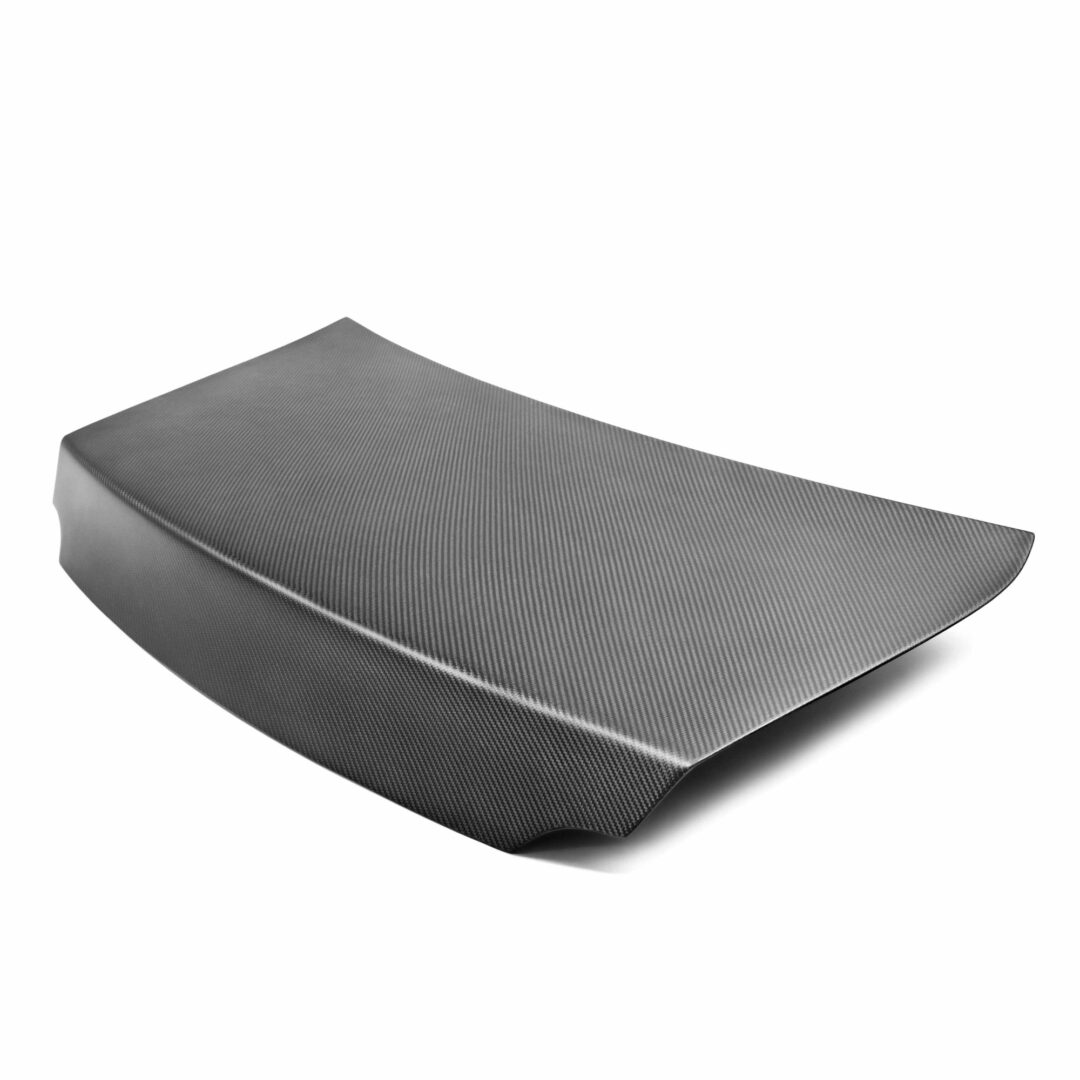Seibon Carbon OEM-Style Dry Carbon Fiber Trunk Lid For 2009-2024 Nissan GT-R (No Spoiler Holes) - Matte_TL0910NSGTR-OE-DRY
