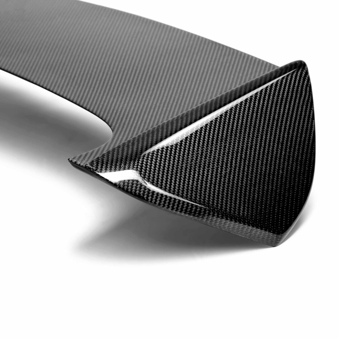 Seibon Carbon STI-Style Carbon Fiber Rear Spoiler for 2008-2014 Subaru WRX STi HB, With Cut-out for Factory Brake Light RS0809SBIMP-STI (2)