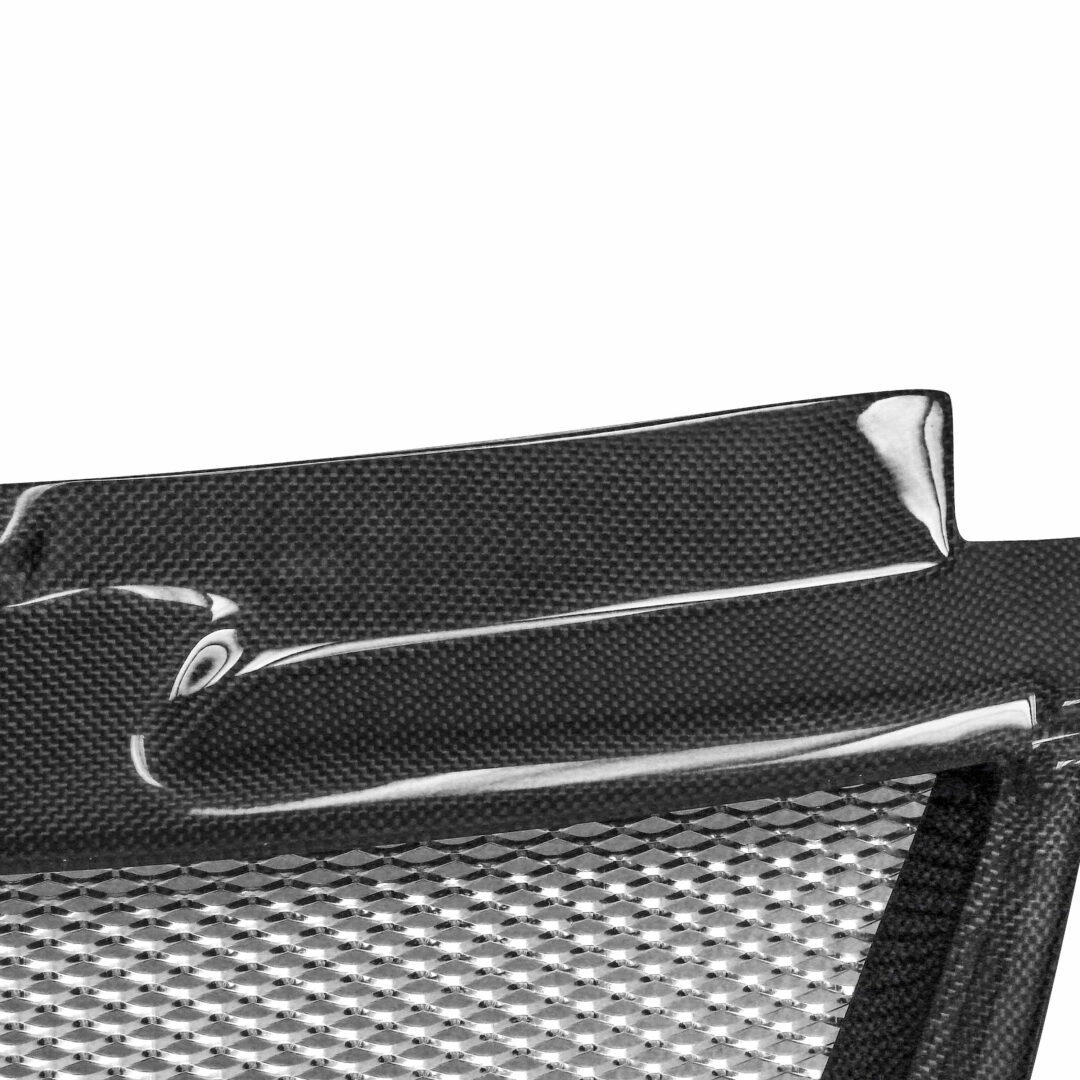 Seibon Carbon TD-Style Carbon Fiber Front Grille for 2006-2009 Volkswagen Golf GTI (Emblem Shaved) FG0607VWGTI-TD (2)