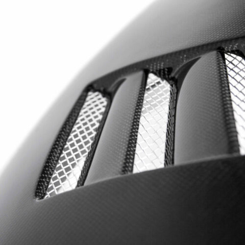 Alternative view of Seibon Carbon TM-Style Carbon Fiber Hood For 2006-2011 Honda Civic 4DR