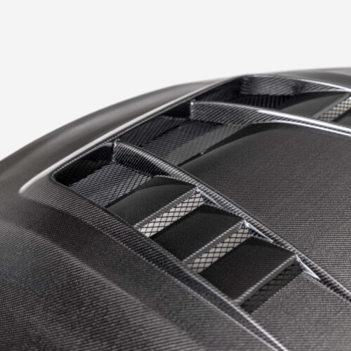 Alternative view of Seibon Carbon TV-Style Double-Sided Carbon Fiber Hood For 2023-2025 Toyota GR Corolla