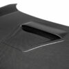 Seibon Carbon Tsii-style Carbon Fiber Hood for 2017-2021 Honda Civic Type R HD17HDCVR-TSII_2