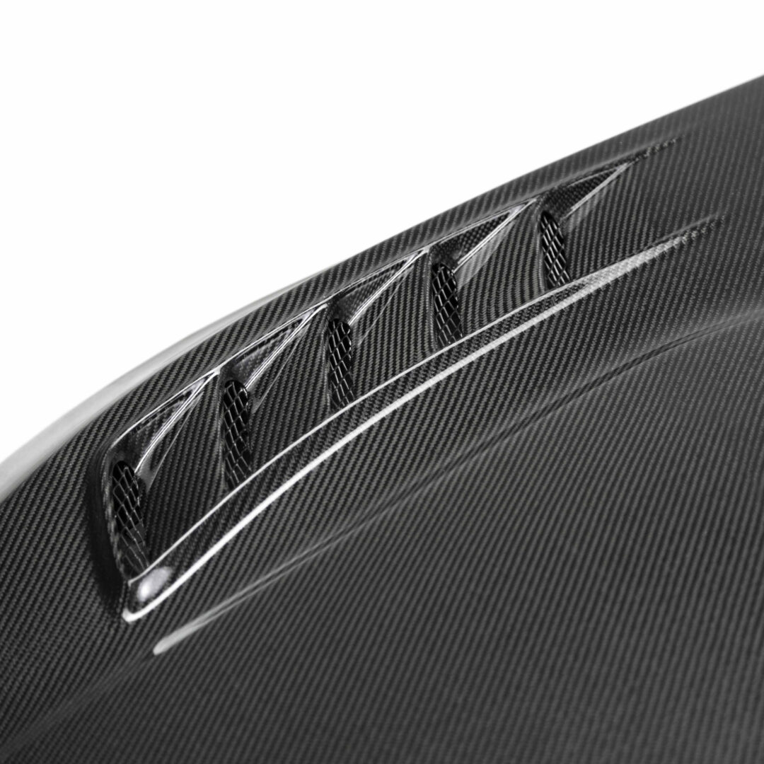 Seibon Carbon Tsii-style Carbon Fiber Hood for 2017-2021 Honda Civic Type R HD17HDCVR-TSII_3