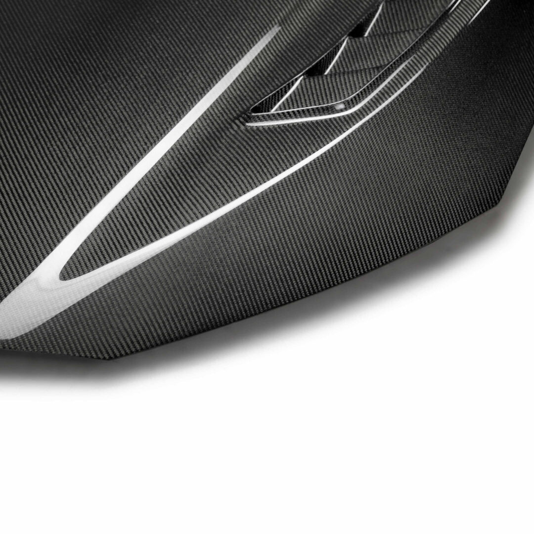 Seibon Carbon Tsii-style Carbon Fiber Hood for 2017-2021 Honda Civic Type R HD17HDCVR-TSII_4